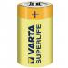 A photo of school stationery Varta Zinc Battery D R20 P2 would show a stack of vibrant colored pencils, a crisp notebook, and a shiny new battery. The stationary and battery are neatly arranged on a desk, ready for a busy day of learning and creating.