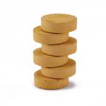 Colour Blocks in Yellow Ochre Pack of 6 -