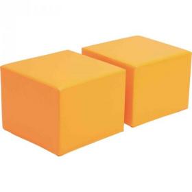 Browser Seats in Orange 360 x 360 x 280mm