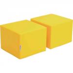 Browser Seats in Yellow 360 x 360 x 280mm