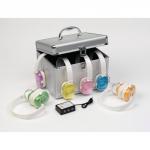 Coloured Educational Headphones Mixed with case