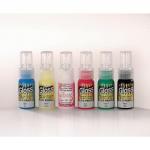 Fabric Paint in Assorted Glossy Pack of 6 30ml Bottle