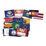 US States Flags and Facts Cards