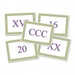 Roman Numeral Cards