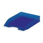 Trans Letter Tray Blue