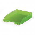 Trans Letter Tray Green