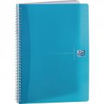 Oxford Translucent A4 180 Page Notebook Blue Pack of 5