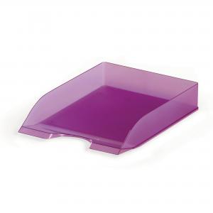 Photos - Letter Tray Trans  Purple 