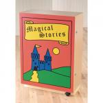Galt Magical Stories Bookcase 880 x 320 x 1240mm, Free Standing