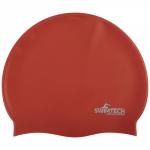 Swimtech Silicone Swim Cap Red