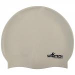 Swimtech Silicone Swim Cap White