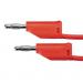 4mm Stackable Plug Lead 100mm - Red