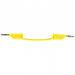 4mm Stackable Plug Lead 100mm - Yellow