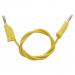 4mm Stackable Plug Lead 500mm - Yellow