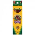 Crayola Assorted Multicultural Colouring Pencils Pack of 8