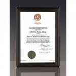 Busygrip Certificate Frame A4 Wood