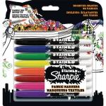 Sharpie Stained Textile Marker Assorted, Pack of 8