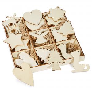 Image of Christmas Wooden Decoration Pack