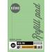 A4 Tinted Pad 8mm Margin Green