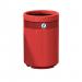 Economy Monach Litter Bin Red