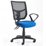 Altino High Back Op Chair Fix Arm Blue