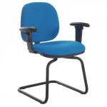 Chair with fixed arms