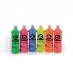 Classmates Ready Mixed Paint in Flourescent Pack of 18 600ml Bottle