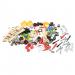 This photo shows a colorful and organized collection of school stationery, featuring a Brio Activity Set with 480 pieces. The set includes various writing and drawing tools, such as markers, pencils, erasers, and more, all neatly arranged in a sturdy case. Perfect for students or anyone who loves to create and learn.