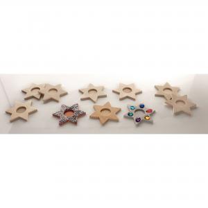Wooden Tealight Stars