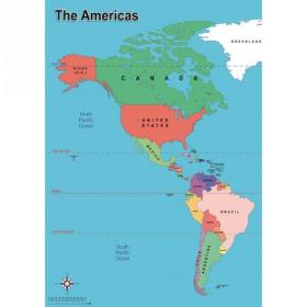 Simple Map of America