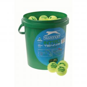 Image of Slazenger Mini Tennis Ball Green Bucket
