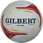 Gilbert Blaze Match Netball Red Sz4