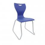 En40 Skid Base Chair Gry Frm Blu
