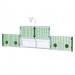 Primary Low Sides Nball Wht Frame Green