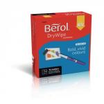 Berol Whiteboard Marker Pens Assorted, Bullet Tip Pack of 96