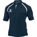 Gilbert Plain Rugby Shirt 24in Dark Navy