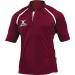 Gilbert Plain Rugby Shirt 28in Maroon