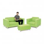 Turin Quilted Sofa Lime