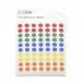 Coloured Circle Stickers 8mm P350