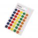 Coloured Circle Stickers 13mm P140