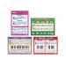 The photo captures a set of A1 music theory posters, neatly arranged on a desk next to school stationery. The colorful illustrations and diagrams on the posters are eye-catching and educational, perfect for students studying music theory.