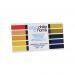 This image features a colourful school stationery colour chart with a range of 1-14 pH indicators. The chart is neatly organized and provides a visual representation of the pH levels for easy reference. Bright and vibrant, it is perfect for any classroom setting.