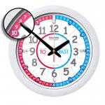 Easyread 29cm Wall Clock Redblue Past To