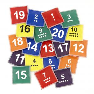 Image of 1-20 Number Beanbags