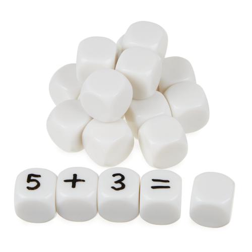 thumbnail image 2 of Aazon.co: 15 Pcs D12 White Blank Dice 25 For Board Gaes, Teaching... 2 of 12