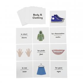 French Dice Cards - Body And Clothing