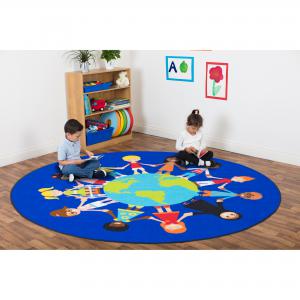 Image of Children Of The World 3m Circular Carpet