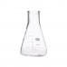 The photo shows a sleek and compact Academy Hd conical flask with a capacity of 100ml. Its clear body is adorned with a fun school stationery design, making it a perfect accessory for students or anyone on-the-go.