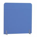 Curved Spacedivider Lgt Blue 100x90