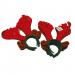 This photograph features a pack of 12 antlers to decorate school stationery with. The antlers appear to be made of paper and come in various sizes and designs, including spots and stripes. Each antler has a small hole at the bottom, likely for attaching to pencils or pens. The overall aesthetic is fun and whimsical, perfect for adding a unique touch to school supplies.